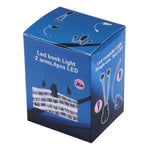 Đèn LED kẹp hai cánh tay cho đọc sách, cắm trại, leo núi