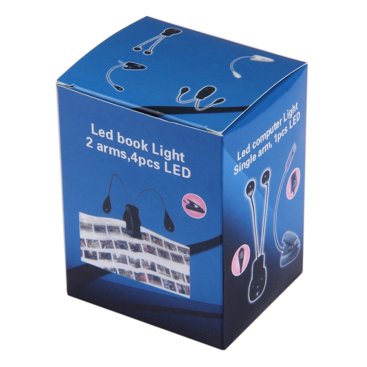 Đèn LED kẹp hai cánh tay cho đọc sách, cắm trại, leo núi