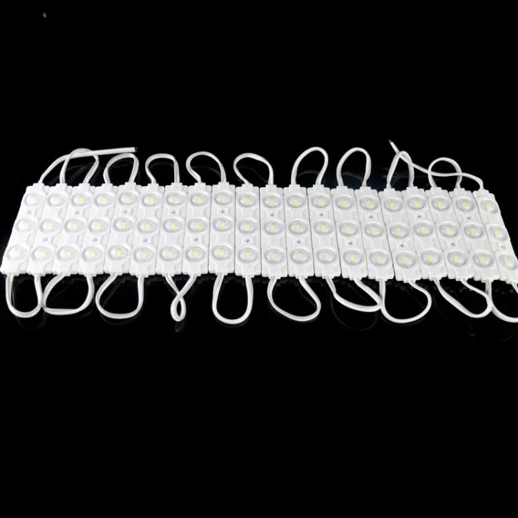 Đèn LED SMD 5730 3 bóng x 20 góc 180 độ ánh sáng trắng ấm cao, DC 12V, S-LED-0395W, S-LED-0395WW