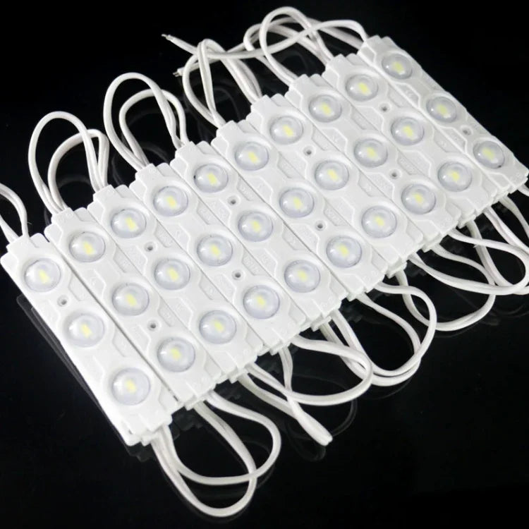 Đèn LED SMD 5730 3 bóng x 20 góc 180 độ ánh sáng trắng ấm cao, DC 12V, S-LED-0395W, S-LED-0395WW