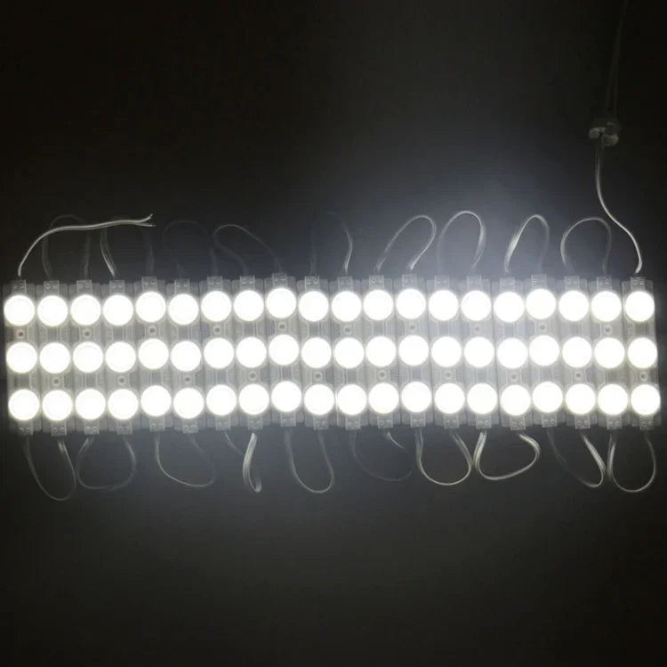 Đèn LED SMD 5730 3 bóng x 20 góc 180 độ ánh sáng trắng ấm cao, DC 12V, S-LED-0395W, S-LED-0395WW