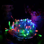 100 LED RGB Light with Controller, Flashing / Fading / Chasing Effect, AC 220V, EU Plug , RGB Light