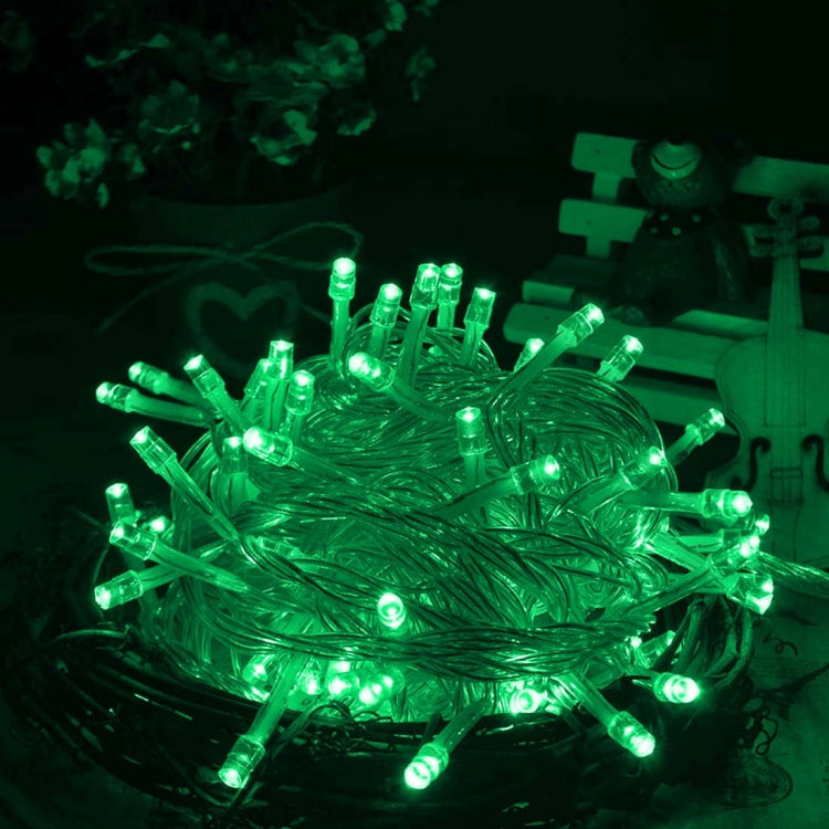 100 LED Light with Controller, Flashing / Fading / Chasing Effect, AC 220V, EU Plug, Green Light, White Light, Red Light, Orange Light, Blue Light, Pink Light, Purple Light, Yellow Light