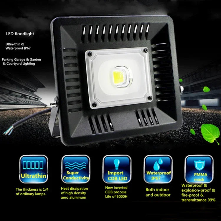 Thông lượng quang: > 4000LM, PF > 0.9, RA > 80, AC 90-140V, 50W ánh sáng trắng ấm