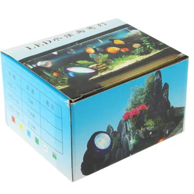 Đèn 36 LED cho bể cá lưỡng cư / bể thủy sinh nhiều màu, độ sâu chống nước: 1-1.5m