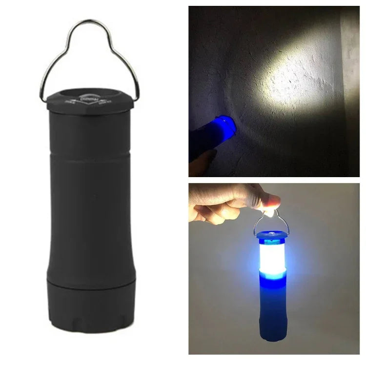 Đèn pin LED cắm trại tiện dụng bằng nhôm siêu sáng có thể kéo dài kèm kẹp