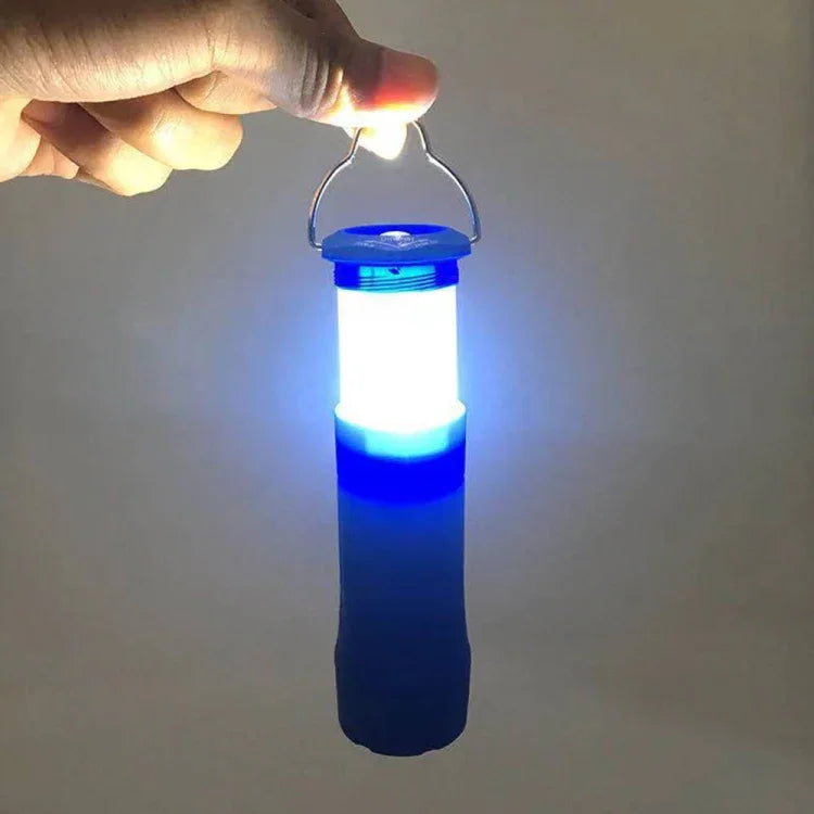 Đèn pin LED cắm trại tiện dụng bằng nhôm siêu sáng có thể kéo dài kèm kẹp
