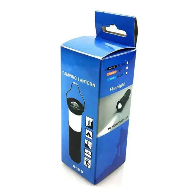 Đèn pin LED cắm trại tiện dụng bằng nhôm siêu sáng có thể kéo dài kèm kẹp
