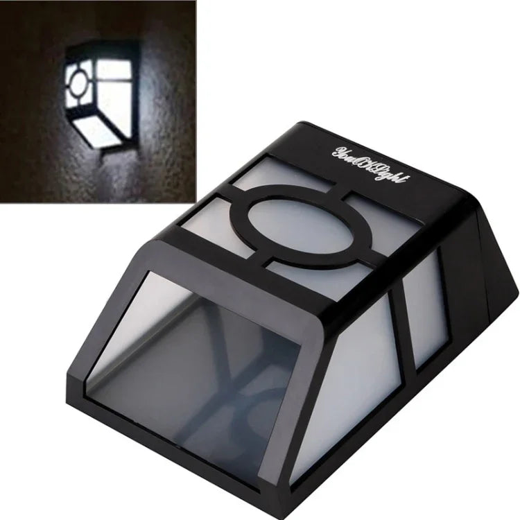 Đèn hàng rào 2 LED năng lượng mặt trời gắn tường, S-LED-3090W, S-LED-3090WW