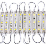 Đèn LED trắng ấm 5050 SMD 3 bóng x 20, DC 12V