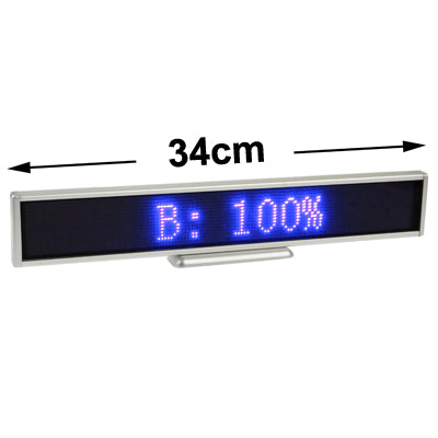 Độ phân giải màn hình: 128 x 16 điểm ảnh, Chiều dài: 41cm, Ánh sáng vàng, Xanh dương, Xanh lá