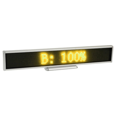 Display Resolution: 128 x 16 Pixels, Length: 41cm, 黄光, Blue, Green