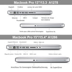 Ốp bảo vệ cứng mờ nhiều màu cho MacBook Pro 13.3 inch A1278 (2009 - 2012)