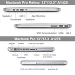 Ốp bảo vệ cứng nhám bằng nhựa cho MacBook Pro 13.3 inch, S-MAC-0023A, S-MAC-0023B, S-MAC-0023C, S-MAC-0023D, S-MAC-0023E, S-MAC-0023F, S-MAC-0023G, S-MAC-0023H