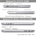 Ốp bảo vệ cứng nhám bằng nhựa cho MacBook Pro 15.4 inch, S-MAC-0024A, S-MAC-0024B, S-MAC-0024C, S-MAC-0024D, S-MAC-0024E, S-MAC-0024F, S-MAC-0024G, S-MAC-0024H