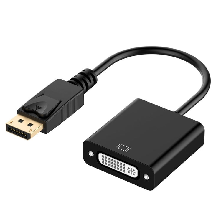 Bộ chuyển đổi DisplayPort đực sang DVI 24+5 cái, chiều dài cáp: 12cm, DP đực sang DVI 24+5 cái