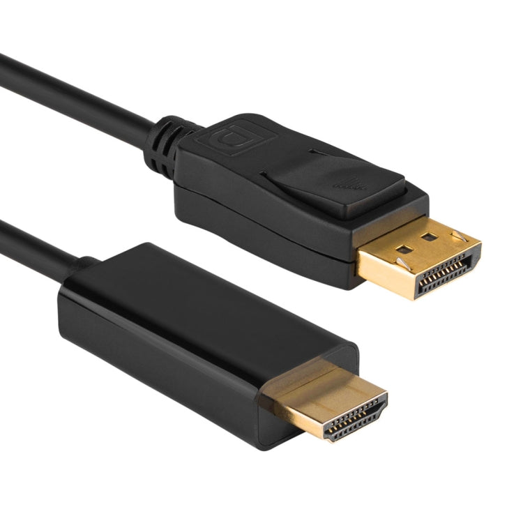 Cáp DisplayPort đực sang HDMI đực, dài 1.8m, DP sang HDMI đực màu đen
