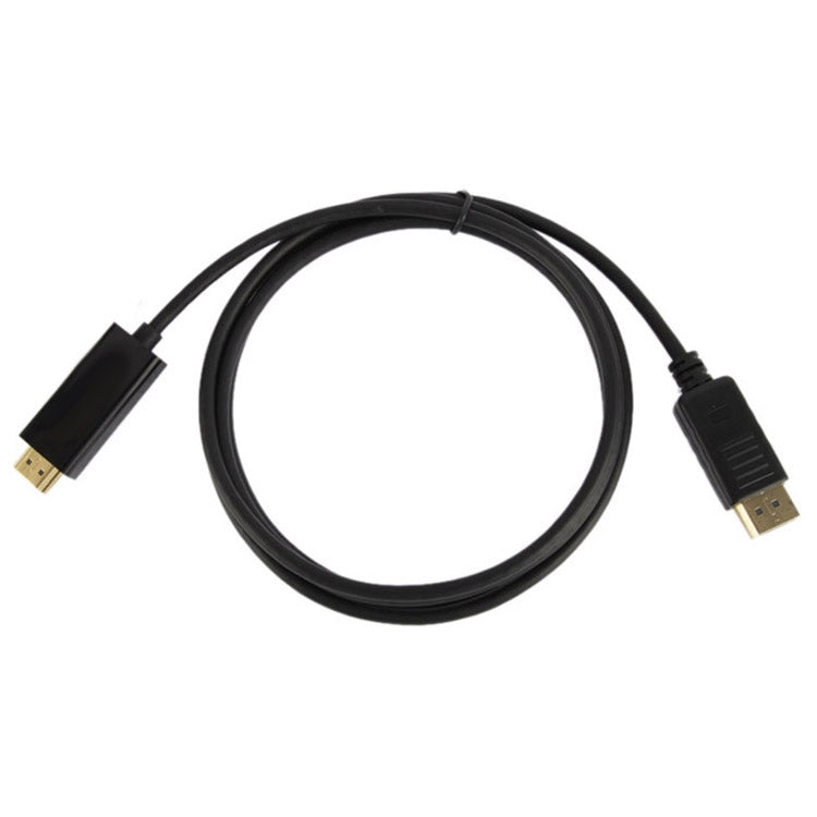 Cáp DisplayPort đực sang HDMI đực, dài 1.8m, DP sang HDMI đực màu đen