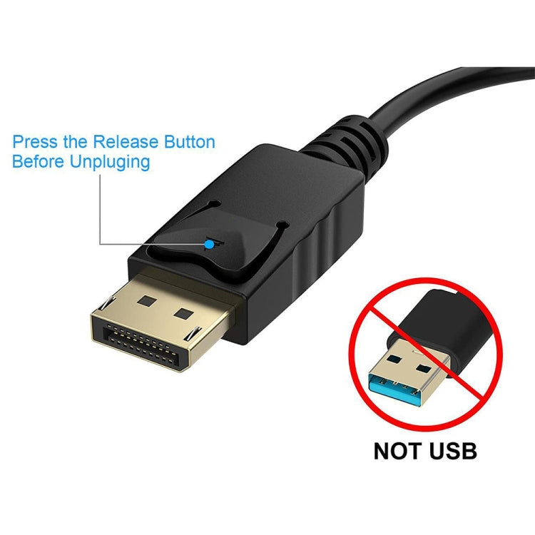 Cáp chuyển đổi DisplayPort đực sang DVI 24+1 cái, chiều dài: 20cm, DP đực sang DVI 24+1 cái