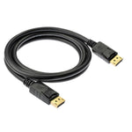 Cáp DisplayPort đực sang DisplayPort đực, chiều dài: 1.8m, DP sang DP đực (mạ vàng)