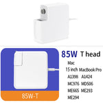 Bộ chuyển đổi nguồn MagSafe 2 5 chân A1424 85W 20V 4.25A cho MacBook, chiều dài cáp: 1.6m, phích cắm US, 85W phích cắm US