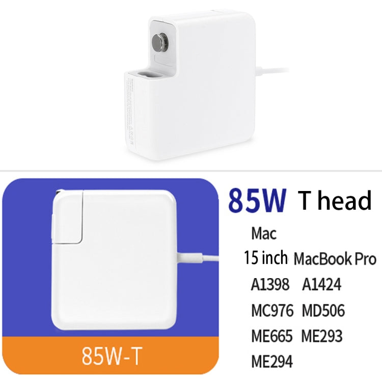 Bộ chuyển đổi nguồn MagSafe 2 5 chân A1424 85W 20V 4.25A cho MacBook, chiều dài cáp: 1.6m, phích cắm US, 85W phích cắm US