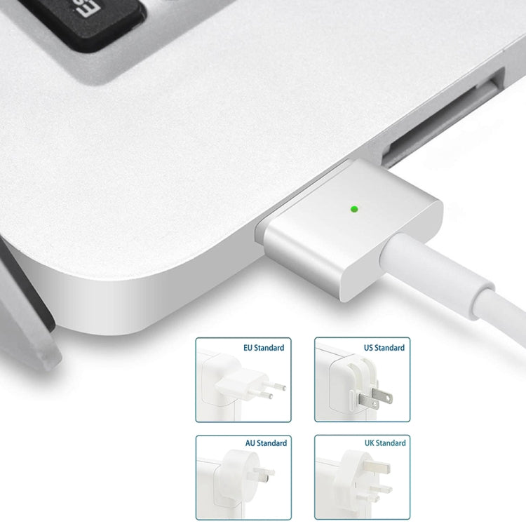 Bộ chuyển đổi nguồn MagSafe 2 5 chân A1424 85W 20V 4.25A cho MacBook, chiều dài cáp: 1.6m, phích cắm US, 85W phích cắm US
