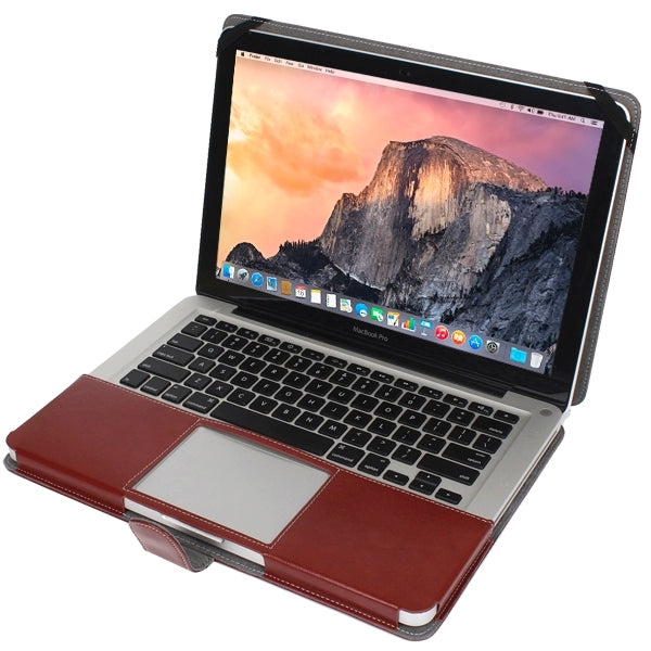 Bao da máy tính xách tay có khóa bấm cho MacBook Pro 13.3 inch