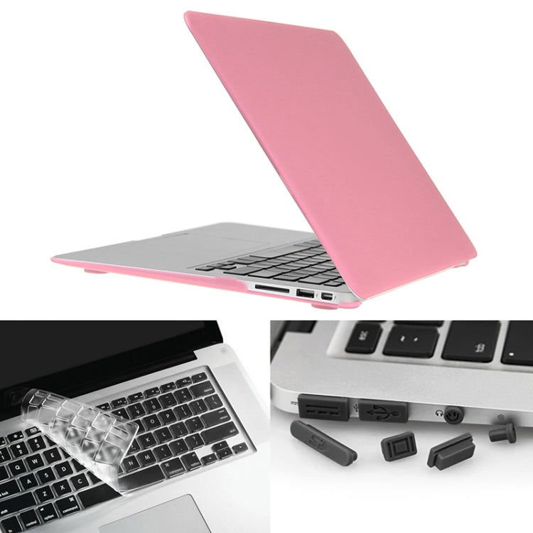 ENKAY cho Macbook Air 11.6 inch (Phiên bản US) / A1370 / A1465 Ốp bảo vệ nhựa cứng mờ 3 trong 1 có bảo vệ bàn phím & nút bịt bụi cổng Hat-Prince