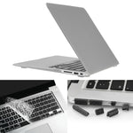 ENKAY cho Macbook Air 11.6 inch (Phiên bản US) / A1370 / A1465 Ốp bảo vệ nhựa cứng mờ 3 trong 1 có bảo vệ bàn phím & nút bịt bụi cổng Hat-Prince