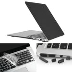 ENKAY cho Macbook Air 13.3 inch (phiên bản US) / A1369 / A1466 ốp cứng nhám 3 trong 1 Hat-Prince với bảo vệ bàn phím & nút bịt bụi cổng