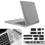 ENKAY cho Macbook Pro Retina 13.3 inch (Phiên bản Mỹ) / A1425 / A1502 Ốp cứng trong suốt 3 trong 1 kiểu mũ hoàng tử kèm bảo vệ bàn phím & nút bịt bụi cổng