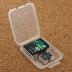 100 Hộp Nhựa Trong Suốt Đựng Thẻ Lưu Trữ cho Thẻ SD + Thẻ Micro SD(TF Card), Thẻ SD+TF