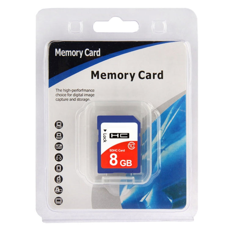 Thẻ nhớ máy ảnh SDHC 8GB tốc độ cao lớp 10 (dung lượng thực 100%), 8GB