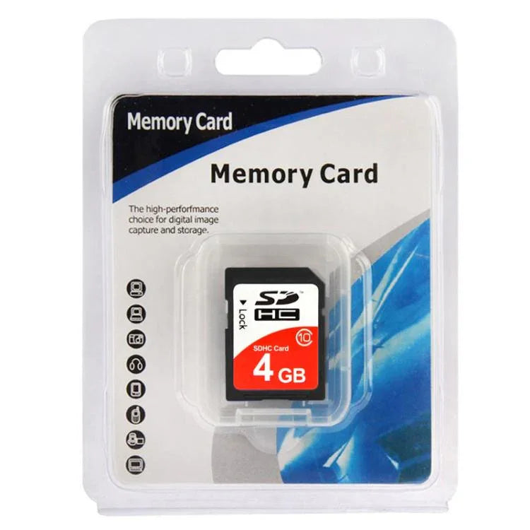 Thẻ Nhớ Máy Ảnh SDHC Lớp 10 Tốc Độ Cao 4GB (Dung Lượng Thực 100%), 4GB