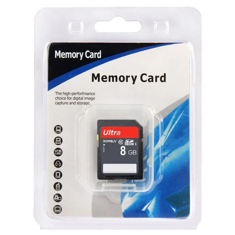 Thẻ Nhớ Máy Ảnh SDHC Lớp 10 Tốc Độ Siêu Cao 8GB (Dung Lượng Thực 100%), 8GB