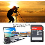 Thẻ Nhớ Máy Ảnh SDHC Lớp 10 Tốc Độ Siêu Cao 8GB (Dung Lượng Thực 100%), 8GB
