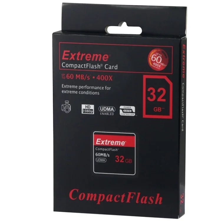 Thẻ Compact Flash Cực Nhanh 32GB, Tốc Độ Đọc 400X, Lên Đến 60 MB/S (Dung Lượng Thực 100%), 32GB