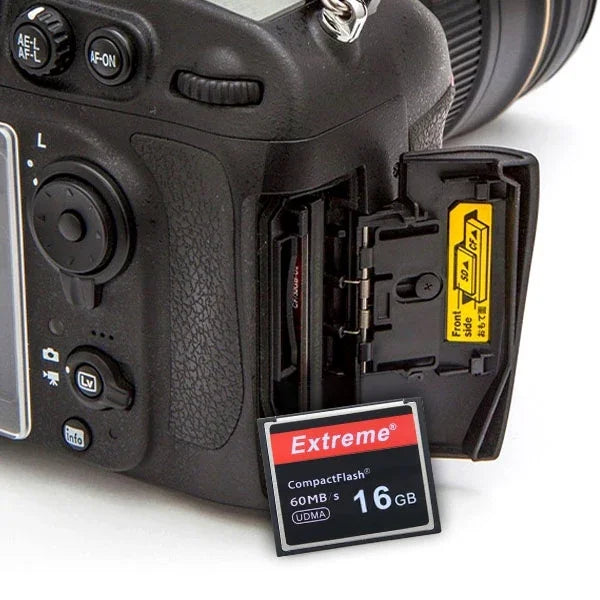 Thẻ Compact Flash Cực Nhanh 16GB, Tốc Độ Đọc 400X, Lên Đến 60 MB/S (Dung Lượng Thực 100%), 16GB