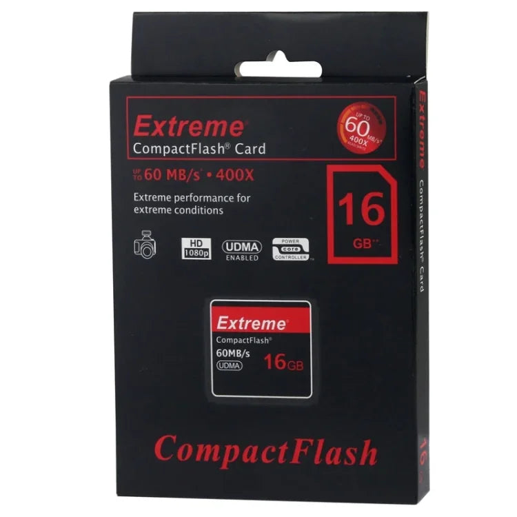Thẻ Compact Flash Cực Nhanh 16GB, Tốc Độ Đọc 400X, Lên Đến 60 MB/S (Dung Lượng Thực 100%), 16GB