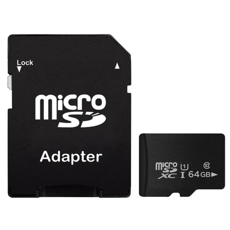 Thẻ nhớ Micro SD(TF) 64GB tốc độ cao Class 10 từ Đài Loan, Ghi: 8mb/s, Đọc: 12mb/s (Dung lượng thực 100%), Thẻ trần 64GB