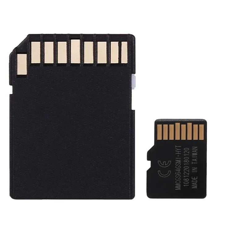 Thẻ nhớ Micro SD(TF) 64GB tốc độ cao Class 10 từ Đài Loan, Ghi: 8mb/s, Đọc: 12mb/s (Dung lượng thực 100%), Thẻ trần 64GB