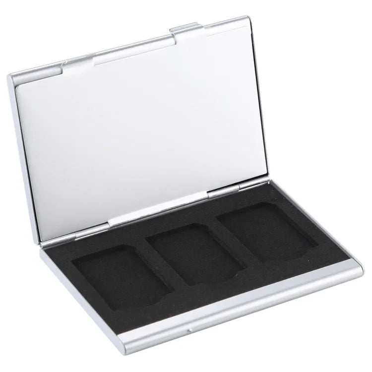 Hộp đựng bảo vệ thẻ nhớ 6 trong 1, Kích thước: 92 x 60 x 9mm, 6 cái