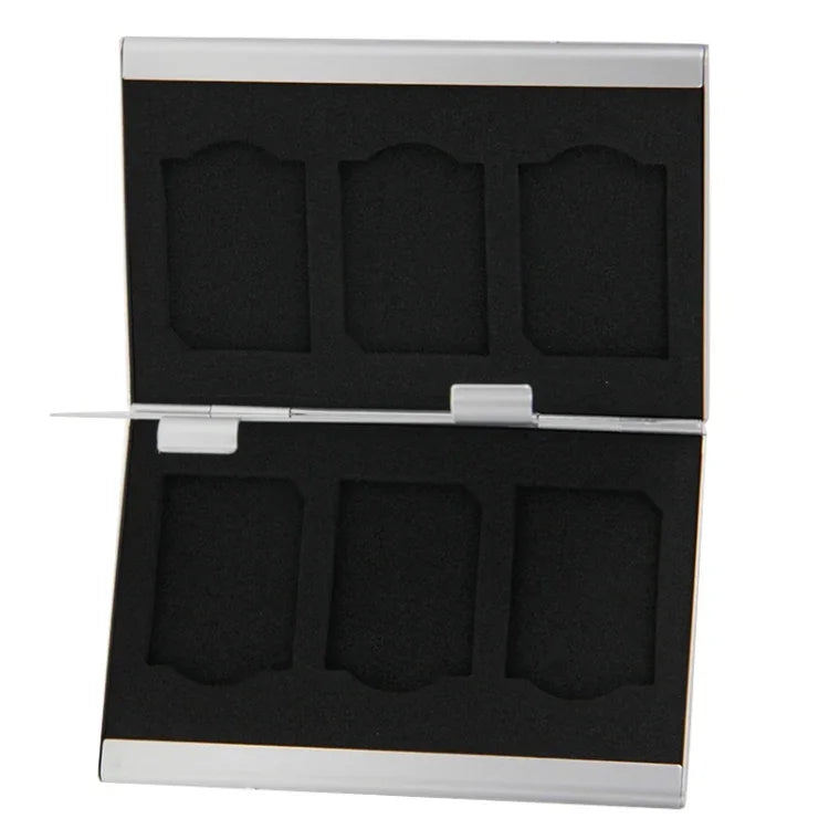 2 hộp đựng bảo vệ thẻ nhớ 3 trong 1 cho thẻ SD, Kích thước: 93mm (D) x 62mm (R) x 10mm (C)
