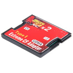 Bộ chuyển đổi thẻ nhớ Micro SD sang CF Compact Flash 2 khe cắm, 2 khe cắm