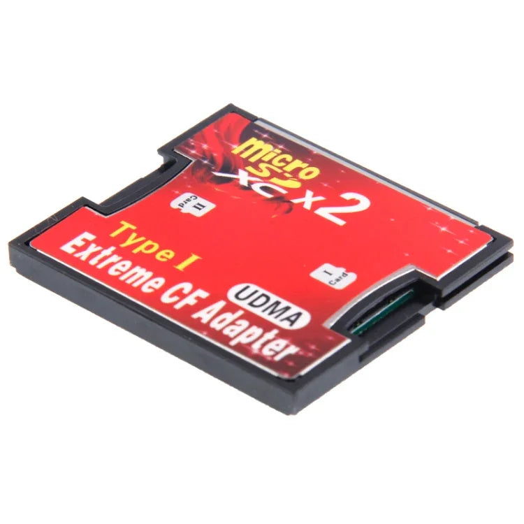 Bộ chuyển đổi thẻ nhớ Micro SD sang CF Compact Flash 2 khe cắm, 2 khe cắm