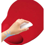 2 miếng lót chuột đệm gel vải, đệm gel vải, hình bàn chân, đệm gel vải hình bàn chân