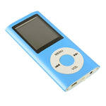 Máy nghe nhạc MP4 kim loại màn hình TFT 1.8 inch có khe thẻ TF, hỗ trợ ghi âm, radio FM, sách điện tử và lịch, máy nghe nhạc MP4