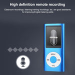 Máy nghe nhạc MP4 kim loại màn hình TFT 1.8 inch có khe thẻ TF, hỗ trợ ghi âm, radio FM, sách điện tử và lịch, máy nghe nhạc MP4