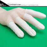 50 chiếc bao ngón tay chống tĩnh điện bằng latex, 2x6cm